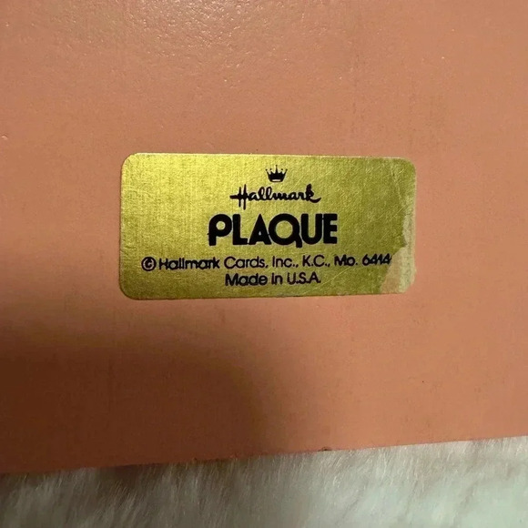 1980 Hallmark Mother Poem Butterfly Wall Plaque Decor Cottage Mothers Day Gift - Picture 7 of 9